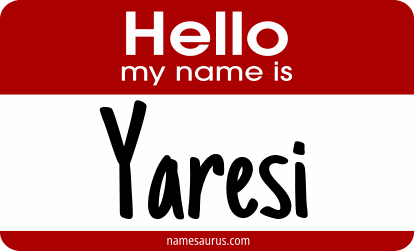 Hello my name is Yaresi png download