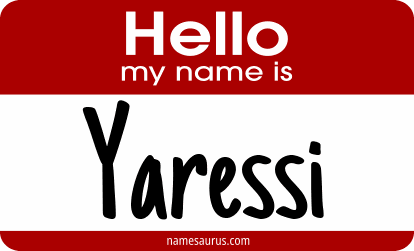 Hello my name is Yaressi png download