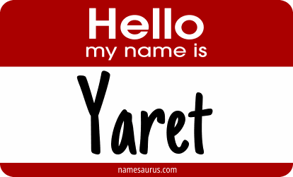 Hello my name is Yaret png download