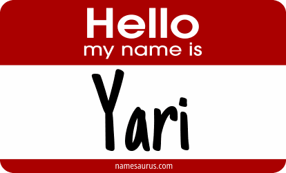 Hello my name is Yari png download