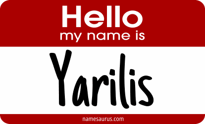 Hello my name is Yarilis png download