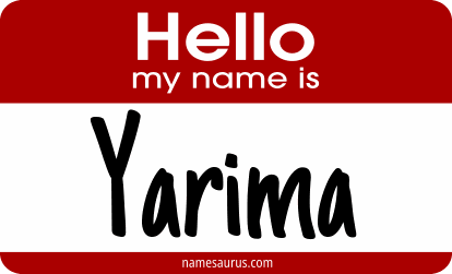 Hello my name is Yarima png download