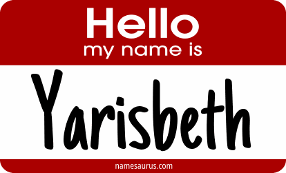 Hello my name is Yarisbeth png download