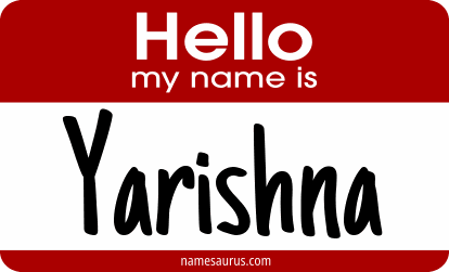 Hello my name is Yarishna png download