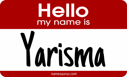 Hello my name is Yarisma png download