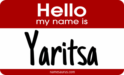 Hello my name is Yaritsa png download