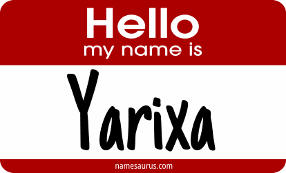 Hello my name is Yarixa png download