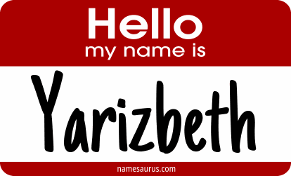 Hello my name is Yarizbeth png download