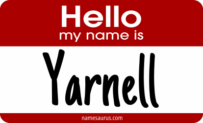 Hello my name is Yarnell png download