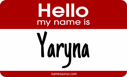 Hello my name is Yaryna png download