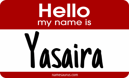 Hello my name is Yasaira png download