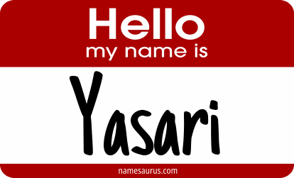 Hello my name is Yasari png download