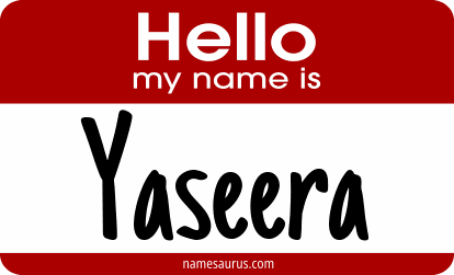 Hello my name is Yaseera png download