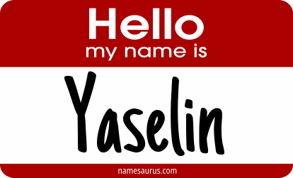 Hello my name is Yaselin png download