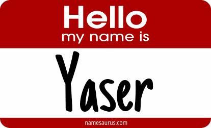 Hello my name is Yaser png download