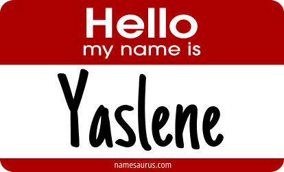 Hello my name is Yaslene png download
