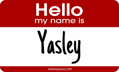 Hello my name is Yasley png download
