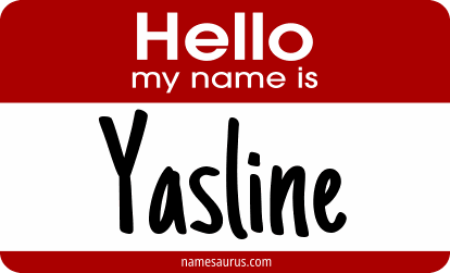 Hello my name is Yasline png download