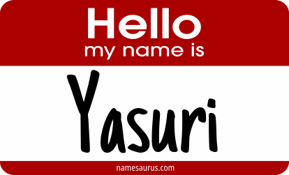Hello my name is Yasuri png download