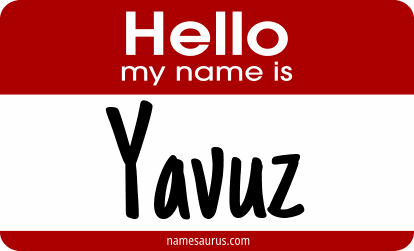Hello my name is Yavuz png download