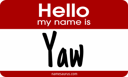 Hello my name is Yaw png download