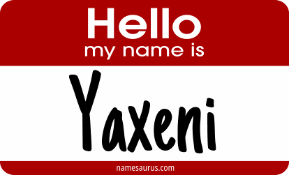 Hello my name is Yaxeni png download