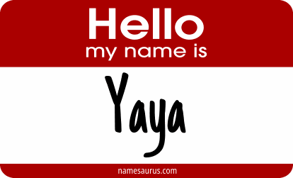 Hello my name is Yaya png download