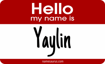 Hello my name is Yaylin png download