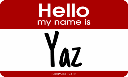 Hello my name is Yaz png download