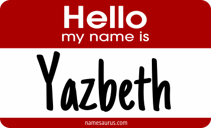 Hello my name is Yazbeth png download