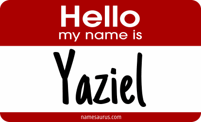 Hello my name is Yaziel png download