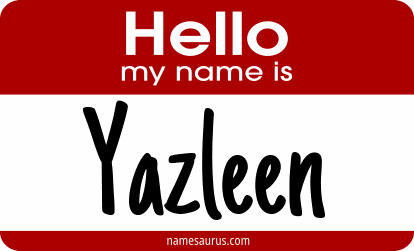 Hello my name is Yazleen png download