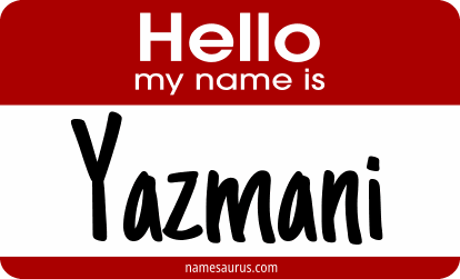 Hello my name is Yazmani png download