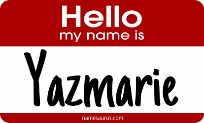 Hello my name is Yazmarie png download