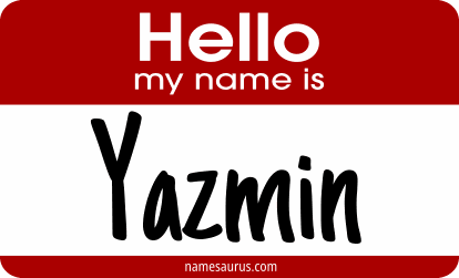 Hello my name is Yazmin png download