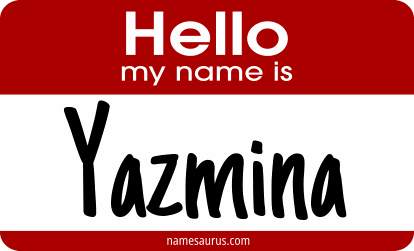 Hello my name is Yazmina png download