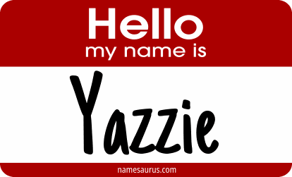 Hello my name is Yazzie png download