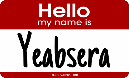 Hello my name is Yeabsera png download