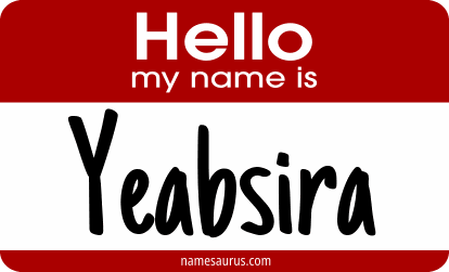 Hello my name is Yeabsira png download