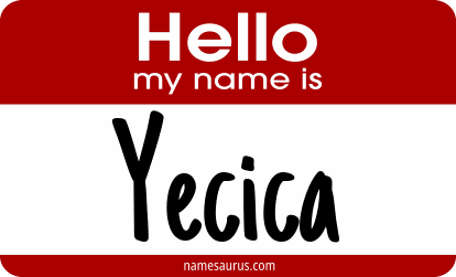 Hello my name is Yecica png download