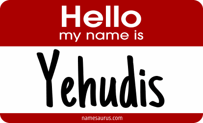 Hello my name is Yehudis png download