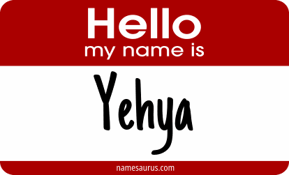 Hello my name is Yehya png download
