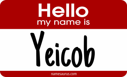 Hello my name is Yeicob png download