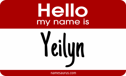 Hello my name is Yeilyn png download
