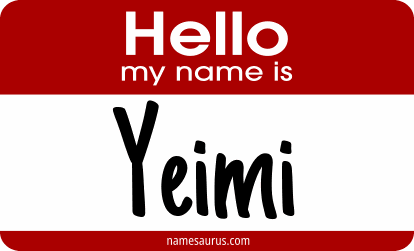 Hello my name is Yeimi png download