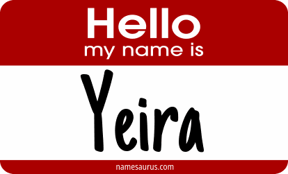 Hello my name is Yeira png download
