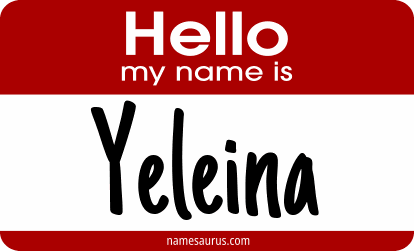 Hello my name is Yeleina png download