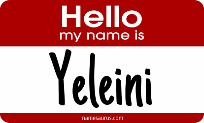 Hello my name is Yeleini png download