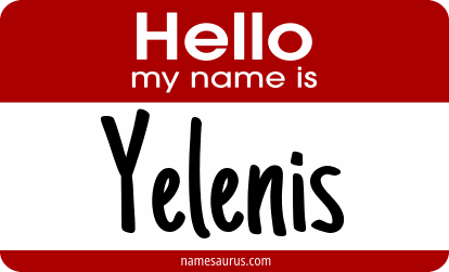 Hello my name is Yelenis png download