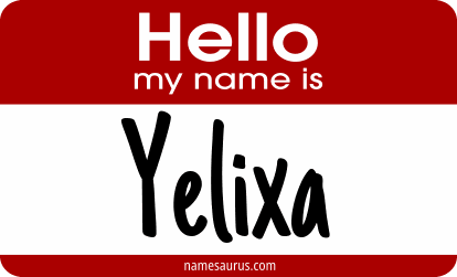 Hello my name is Yelixa png download
